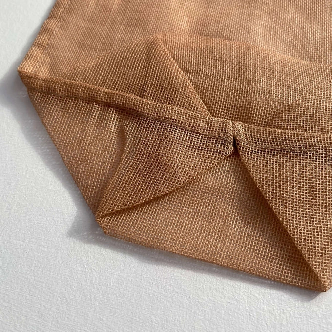 100% eco market bags with handle - Tan color
