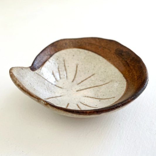 Handmade ceramic mini vegetable and fruit dishes - Mushroom